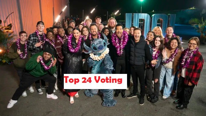 American Idol 2024 Top 24 Episode Voting Text Numbers 7 April 2024