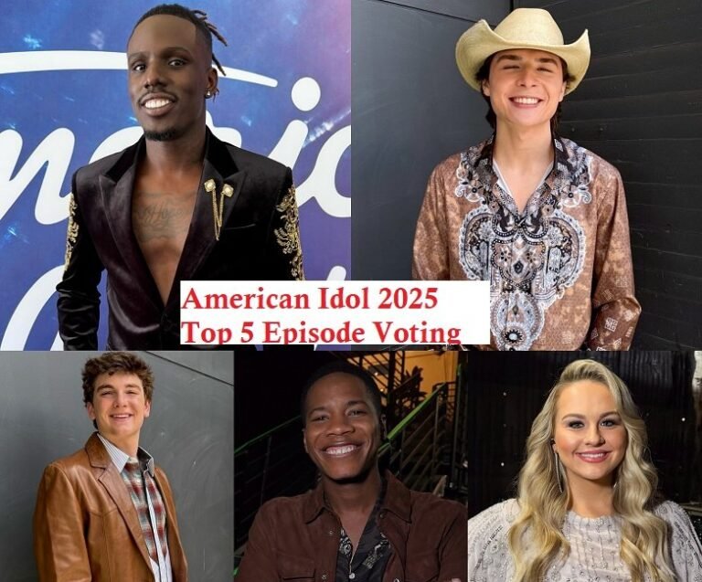 American Idol 2025 Top 5 Episode Voting Text Number 12 May 2025