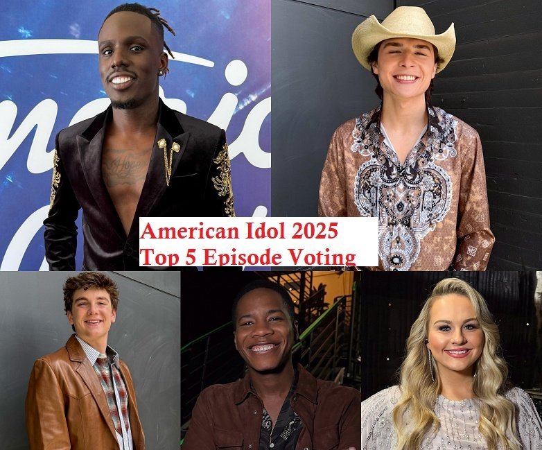 American Idol 2025 Top 5 Episode Voting Text Number 12 May 2025
