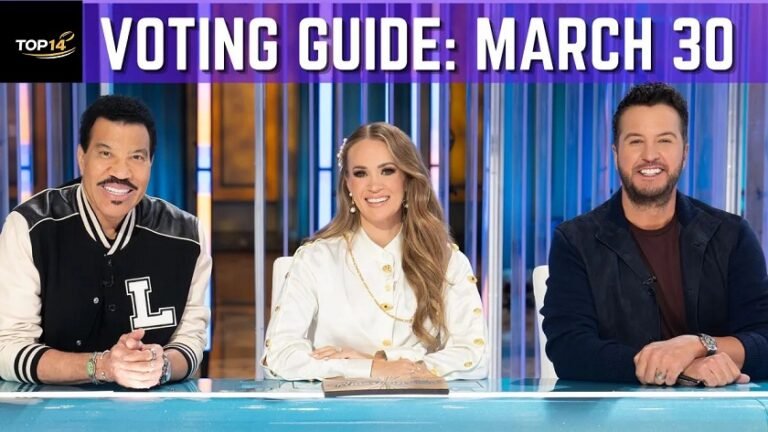 American Idol 2026 Top 14 Episode Voting Text Number 30 March 2026